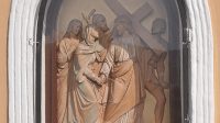 Maria potkává Ježíše nesoucího kříže - detail