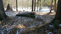 4. 3. 2016 - Zbytky vodního díla mezi rybníky a potokem