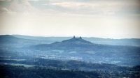 12. 10. 2013 - Pohled na hrad z rozhledny Kopanina