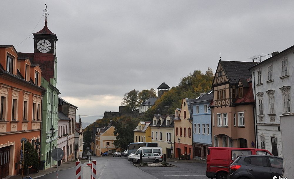 Hrad Krupka z Husitské ulice