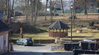 8. 3. 2025 - Pohled na park od radnice